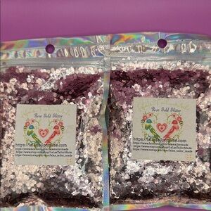 Rose Gold Glitter 2 Pack